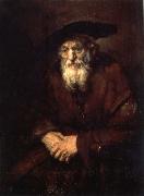 REMBRANDT Harmenszoon van Rijn An Old Woman in an Armchair china oil painting artist